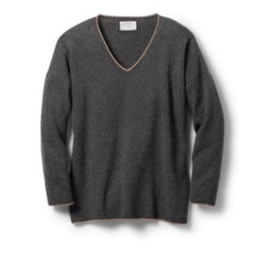 EUC lambs wool v-neck sweater